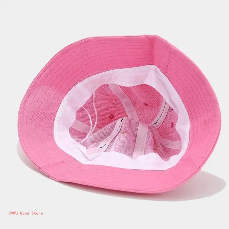 Colorful Bucket Hat Kitten Ear Decorated 3D Cats Ears Sun Hat for Teenagers