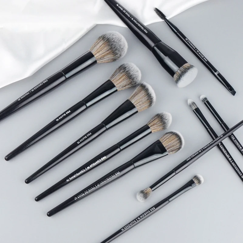 

SP-Black Series Makeup Brushes Soft Fluffy For Cosmetic Beauty Foundation Powder Eyeshadow Concealer Blending Blush Makeup Brush