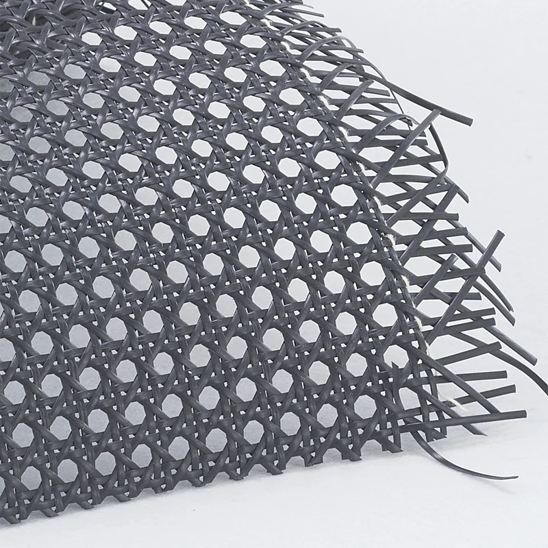 مادة الروطان 0.4- 0.5 متر واسعة الأسود البولي ايثيلين سداسية العين تقليد قشرة السقف الطبيعية الديكور الأثاث إطار الباب شاشة المنسوجة حصيرة اكسسوارات