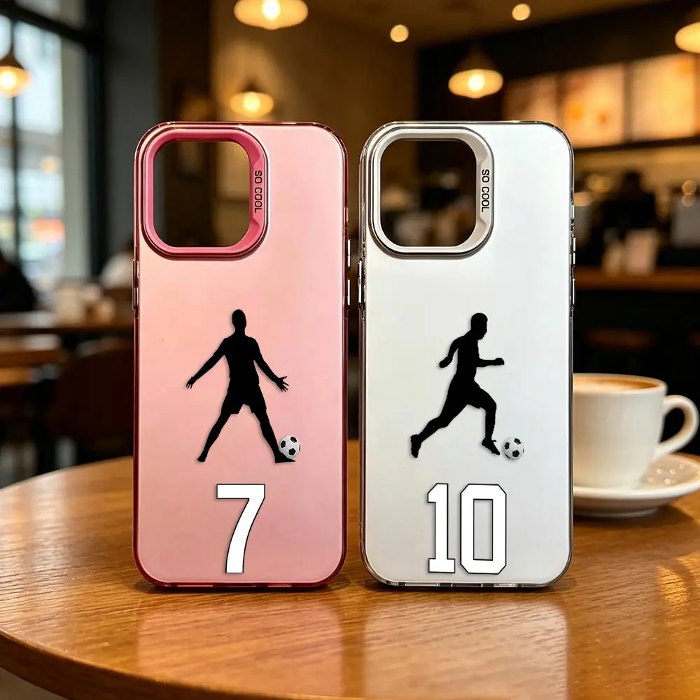 Phone Case For Samsung A03S A04S A05 A05S A06 A7 A10 A12 A13 A14 A15 A16 A17 NOTE 20 M23 M36 Cover Football Cartoon Character
