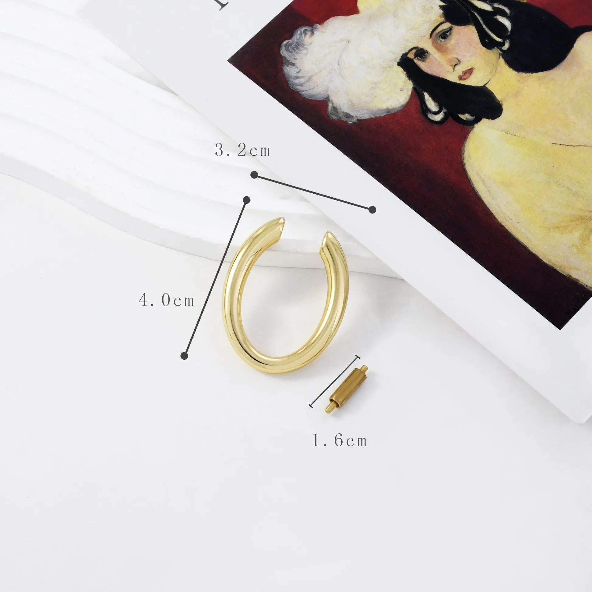 Hardware Buckle for Bag Strap Replacement of Parts for Women\'s bag Buckle Button Handheld Rings