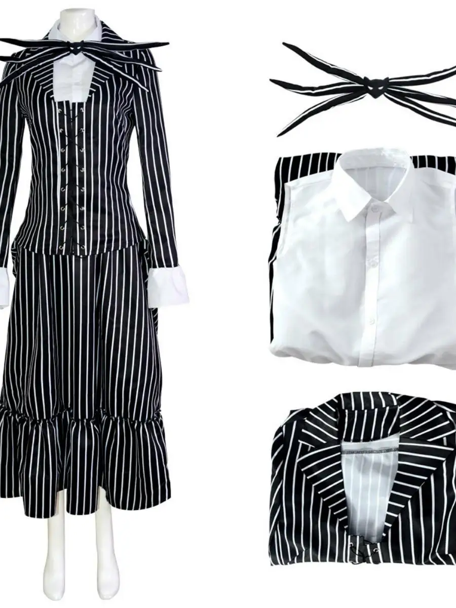 Disfraz de Cosplay de loween Cisas esqueleto Ja para hombre, conjunto completo de Terror nocturno, ropa étnica para escenario, Faion de primavera de poliéster