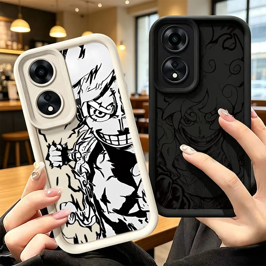 One Piece Luffy Gear 5 Sun God Nika Phone Case For Honor 200 300 400 Pro Magic 4 6 7 8 Lite X5B X6A X6B X60 X7A X7C X8B X9 Pro