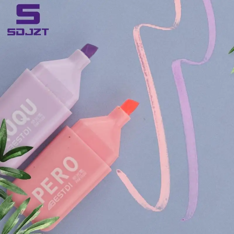 6 шт./набор, флуоресцентные маркеры для макарон