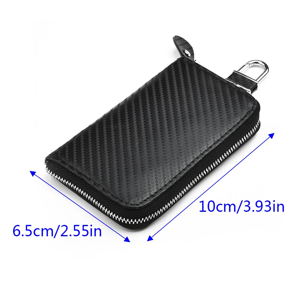 Car Key RFID Signal Shield Box Inner Black Faraday Cage Fob Pouch Keyless Shield Bag Dirty Resistant Durable Classic Car Part