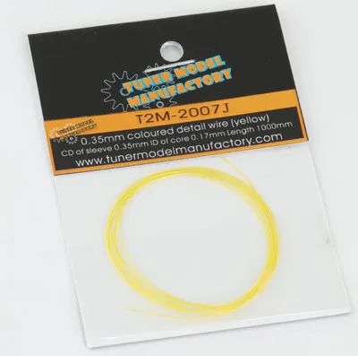 T2M 0.35mm Core Ultra-fine Wire (Yellow) 2007J Modifying and Assembling Model Accessories