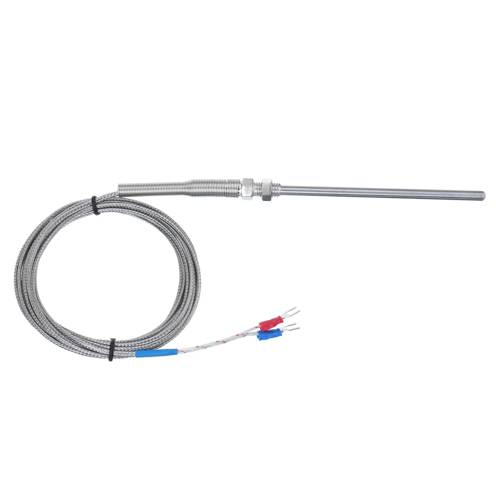 Generic New 3 Meter High Temperature -100~1250 C Thermocouple K Type 100mm Probe Sensors