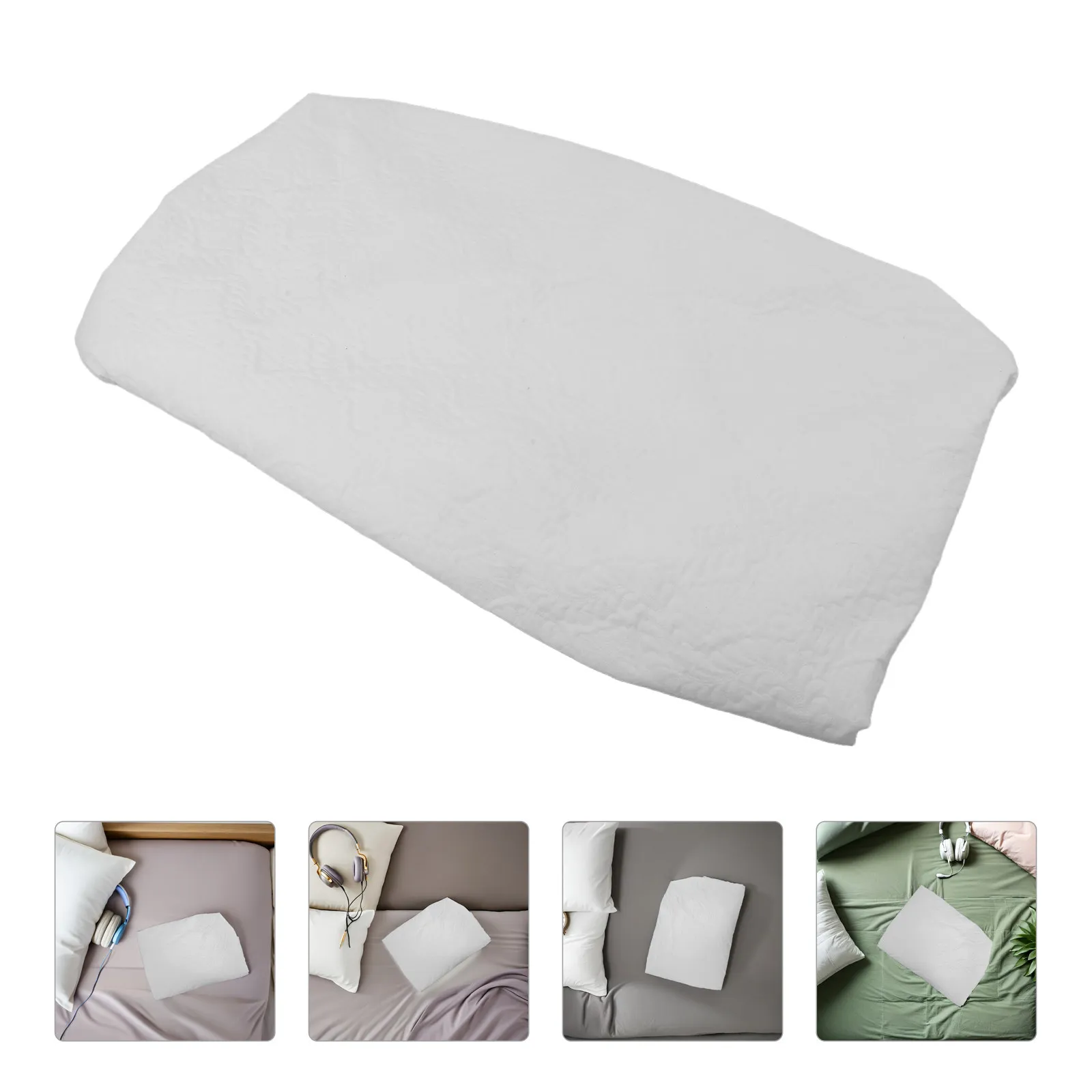 

Waterproof Mattress Protector Twin Size Soft Breathable Bed Cover 203x153cm Quilted Noiseless Mattress Pad Dorm Bedroom Dust