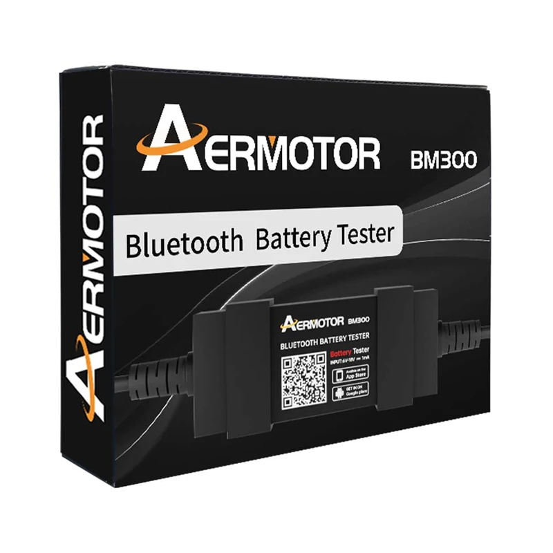 AERmotor bezprzewodowy monitorowanie baterii Bluetooth y BM300 6 ~ 18V akumulator samochodowy analizator bateria uniwersalna monitorowanie baterii