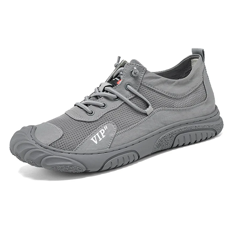 Zapatos Deportivos informales de malla para hombre, botas de herramientas transpirables, zapatos de tabla, zapatos de viaje al aire libre, zapatos para correr y Fitness, tendencia de moda