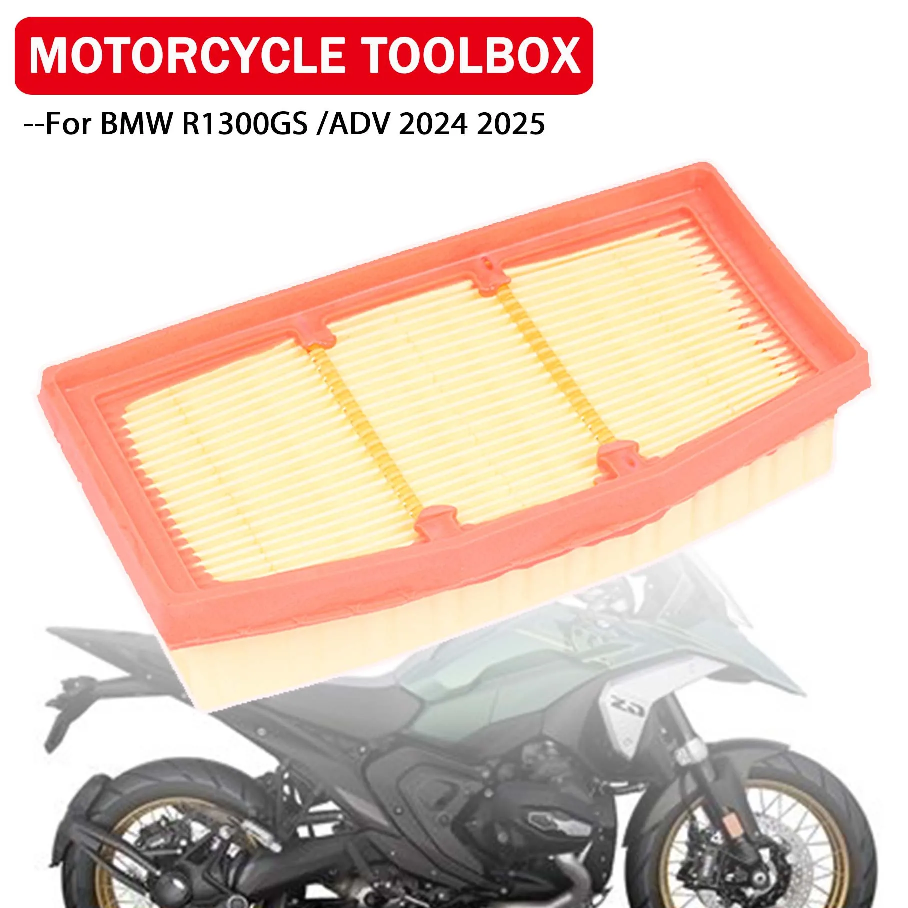 

For BMW R1300GS R 1300GS R1300 GS ADV GS1300R GS 1300R Adventure 2024 2025 Motorcycle Air Intake Filter Air Purification Cleaner