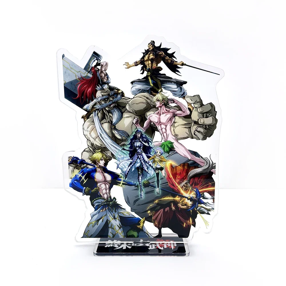 Shuumatsu no Valkyrie Record of Ragnarok Lu Bu Adam Thor Poseidon Brynhild figura acrílica con soporte modelo soporte pastel topper anime