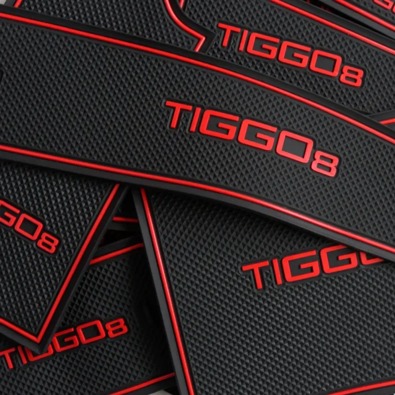 

Коврик для двери автомобиля, коврик для чашки, коврик для хранения на центральной консоли, коврик для хранения автомобильных ворот, держатель для чашки, коврик для Chery Tiggo 8 8 plus 2019 2022