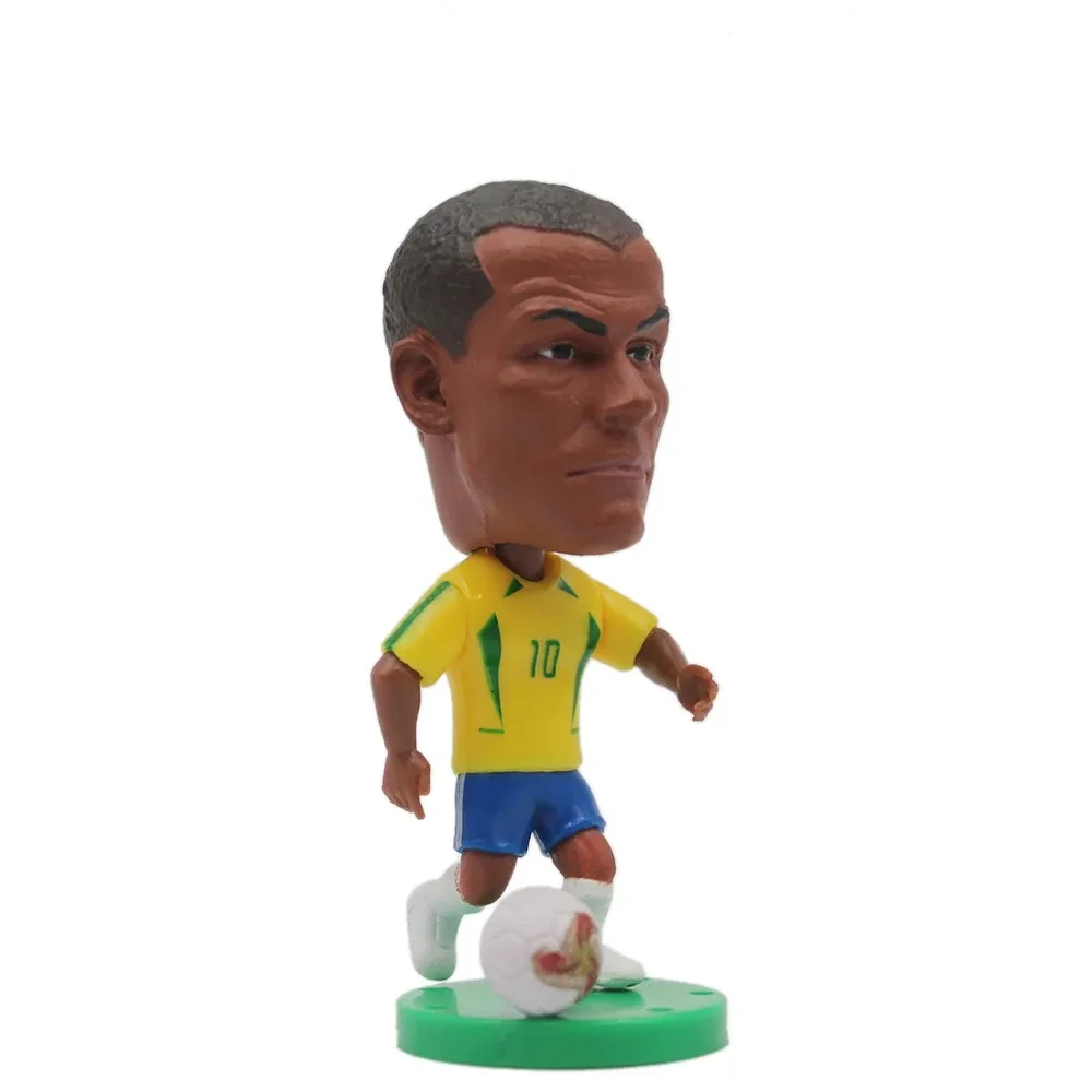 Brazil Football 6.5cm Height Resin Activity Soccer Dolls Figure Toys