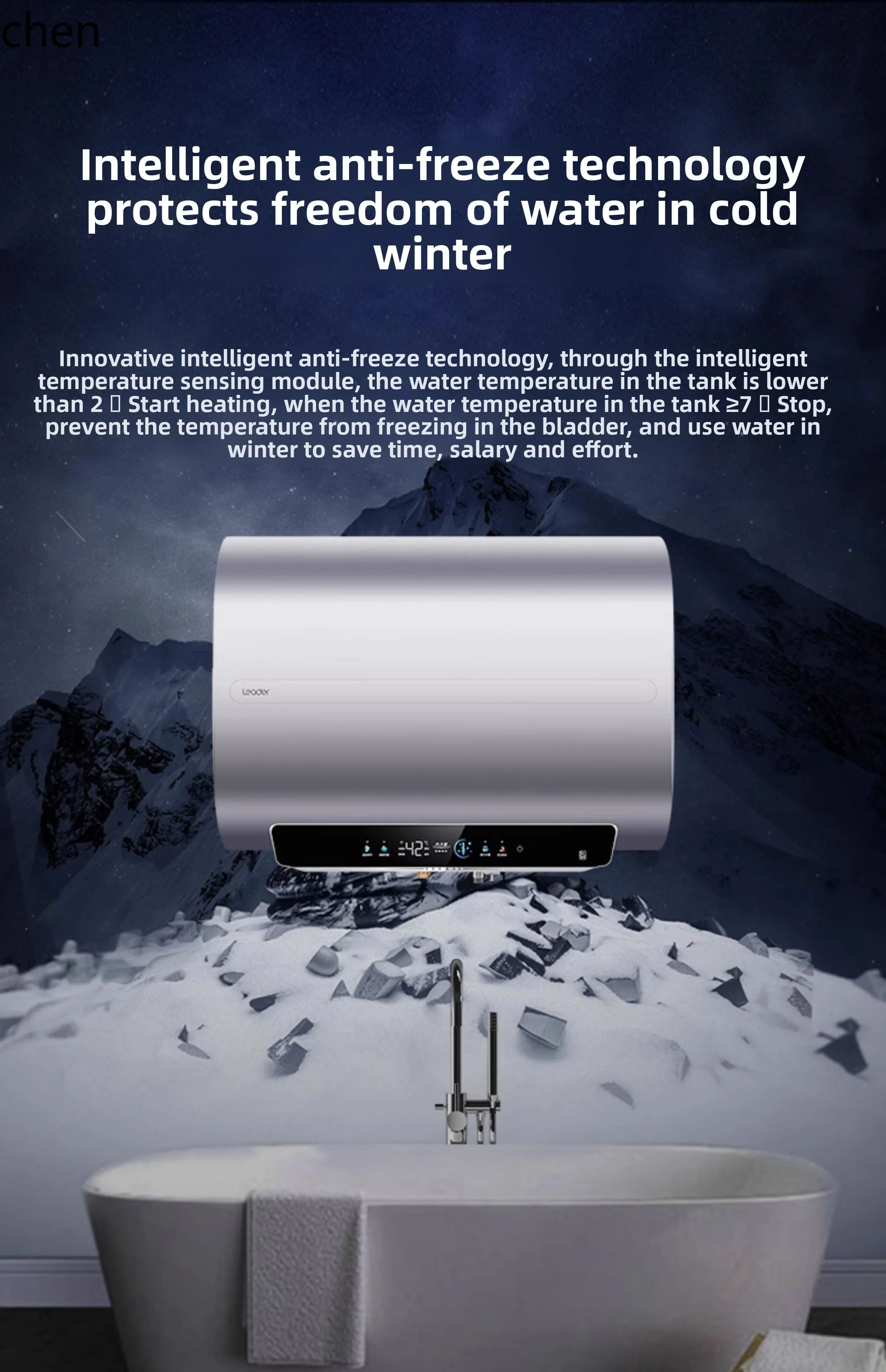 LXC bagno domestico da 60 litri, vasca da bagno da 80 litri, secchio piatto a doppia bile, di prima classe, a risparmio energetico, per accumulo rapido del calore, tipo acqua