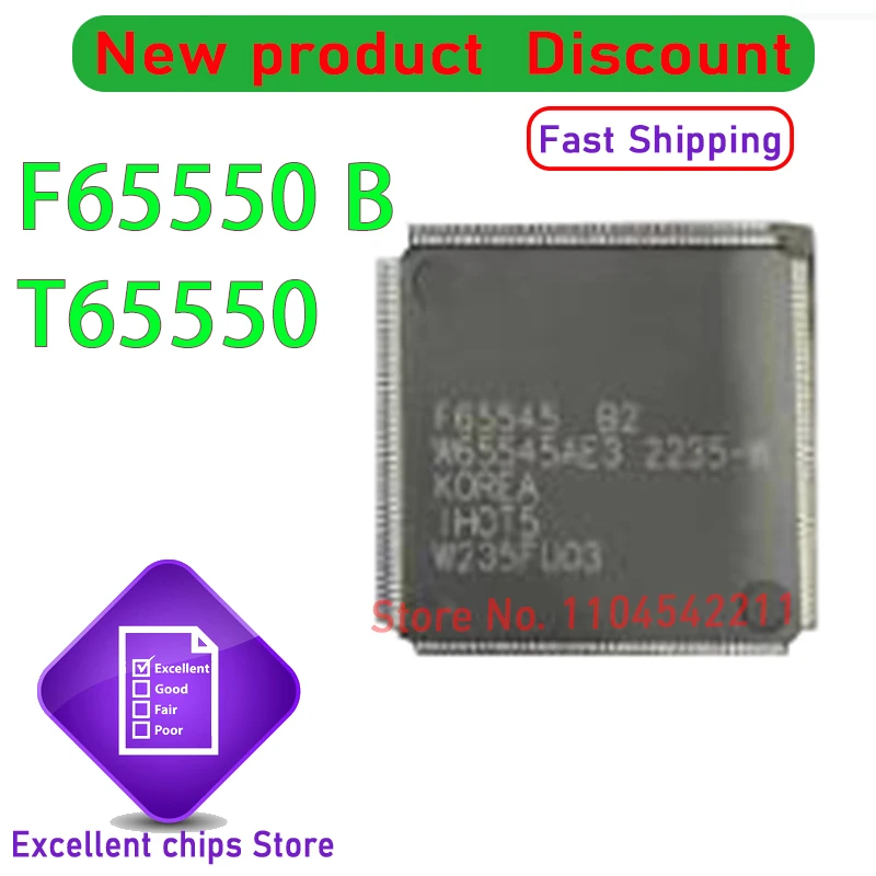 

5PCS/LOT F65550B F65550 B QFP-208 New original