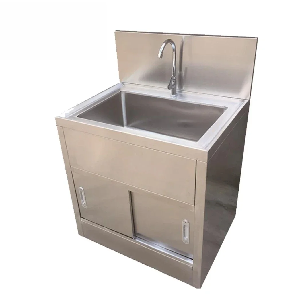 304 Stainless Steel Medical Wash Basin Hospital Sink For Cleaning Instrument