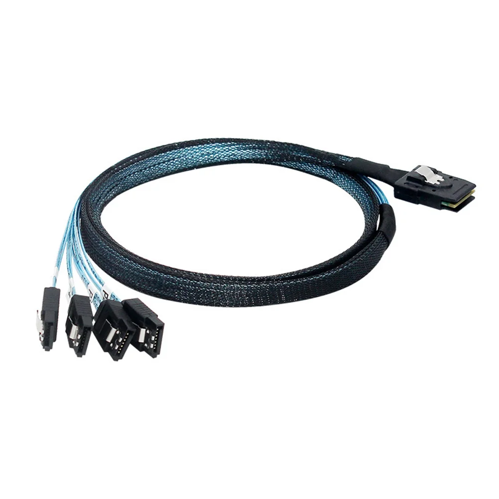 

Mini SAS to 4 Cable 05m Transmission Cable Hard Disk Adapter Cable Mini SAS to Cable Hard Disk Cable