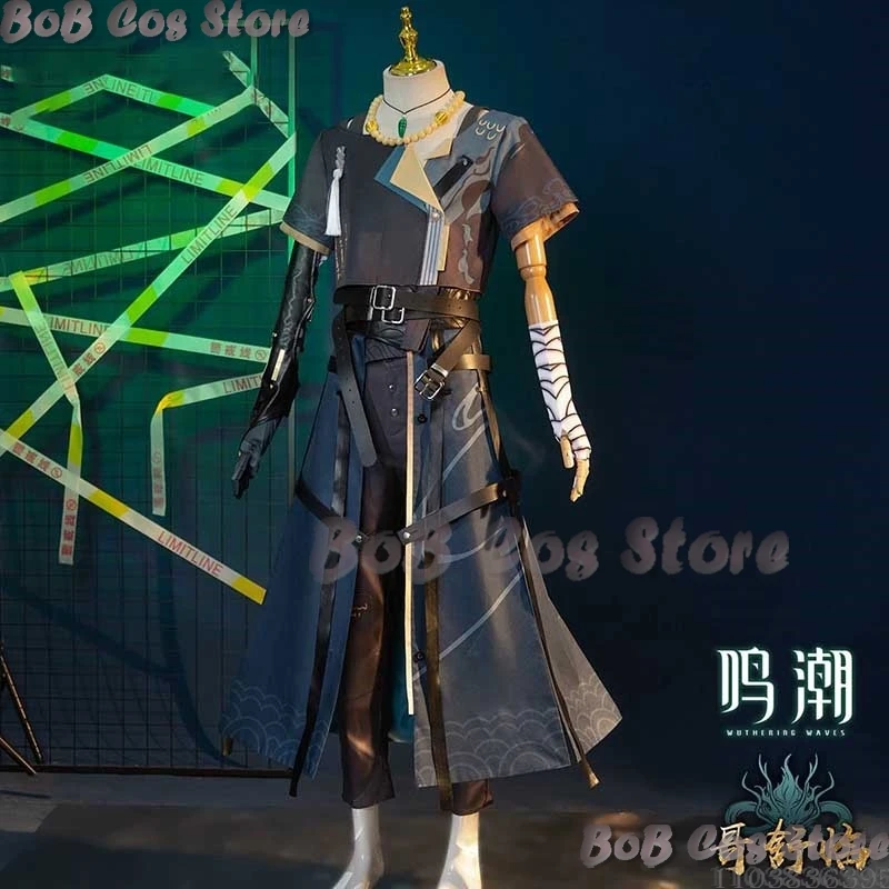 Wuthering Waves Spiel Geshu Lin Cosplay Uniformen Kostüm Männer Frauen Kleidung neues Outfit Halloween Party Outfit Erwachsene hohe Qualität