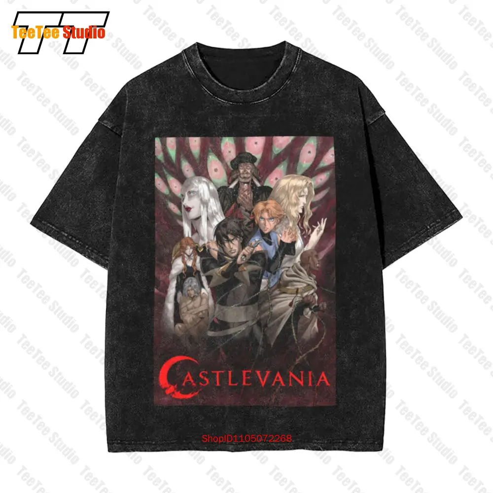 

Poster Art Castlevania Vintage Oversized T-Shirt X6FJ
