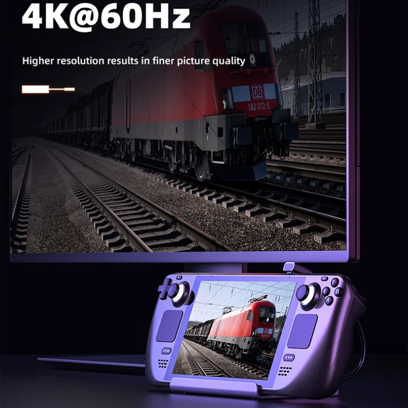 7 in 1 USB C Hub SSD Dock HD 4K 60Hz Deck Docking Station Sata Nvme M.2 Steam for Ayaneo Accessories Jsaux Nintendo Switch Docks