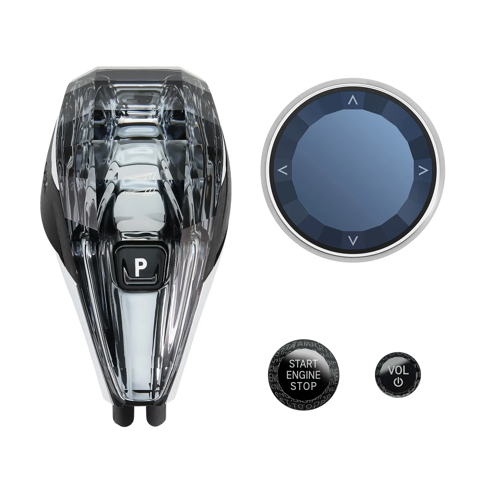 4-teiliges Set Kristall-Schalthebel für BMW G20 G21 IX3 G08 X3 G01 X6 G06 X7 G07 X5 G05 Automatik-Kristallschaltknauf – Detail 24