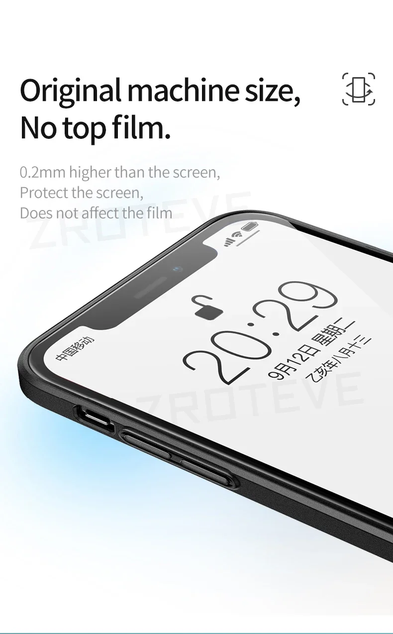 Handyhüllen für iPhone 18 Pro Max 17 17e Air 16 16e 15 14 Plus 13 Mini Hülle ZROTEVE Luxuriöse Ultradünne Matte Hartschale aus Kunststoff – Detail 13
