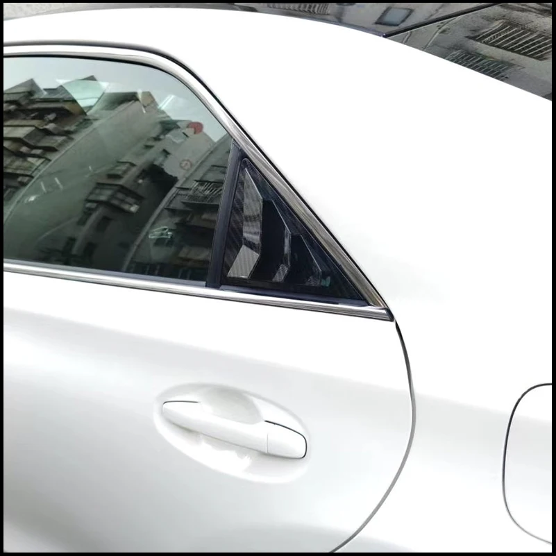 

For Toyota Mark X X120 X130 2005-2016 Rear Window Shades Shutter Louver Vent Cover Trim Decorate Car Styling Auto Accessories