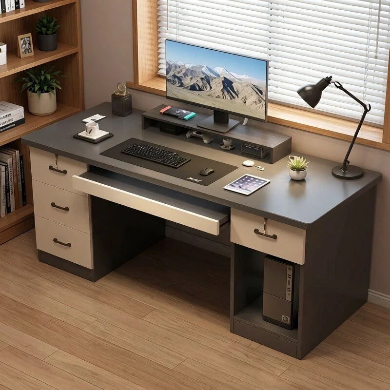 

Modern Household Desk Simple Practical Bedroom Computer Desk Desktop large capacity mesa de estudio escritorio office furniture