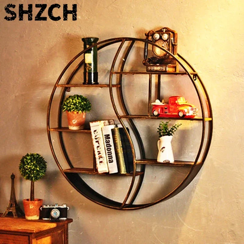 European Style Retro Wall Hanging - Creative Living Room Display, Farmhouse Decorative Frame for Stylish Home Decor