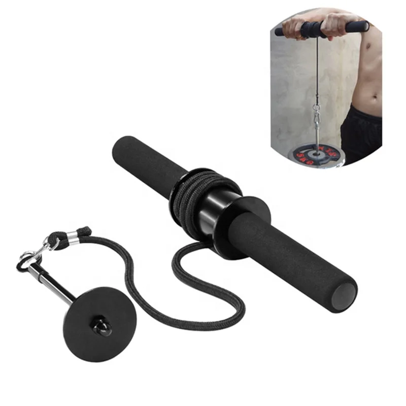 Gym Equipment Wrist Roller Workout Forearm Trainer Wrist Forearm Blaster Arm Wrestling Wrist Roller