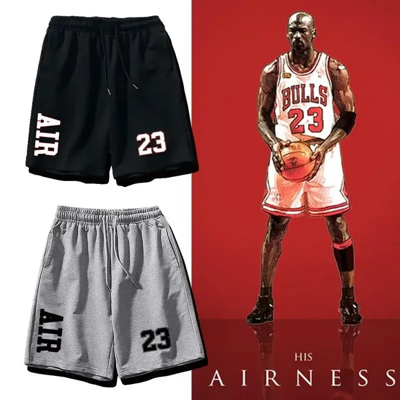 

2025 Summer trendy brand AIR sports basketball shorts men's loose casual breathable ins fashion printed five-point pants