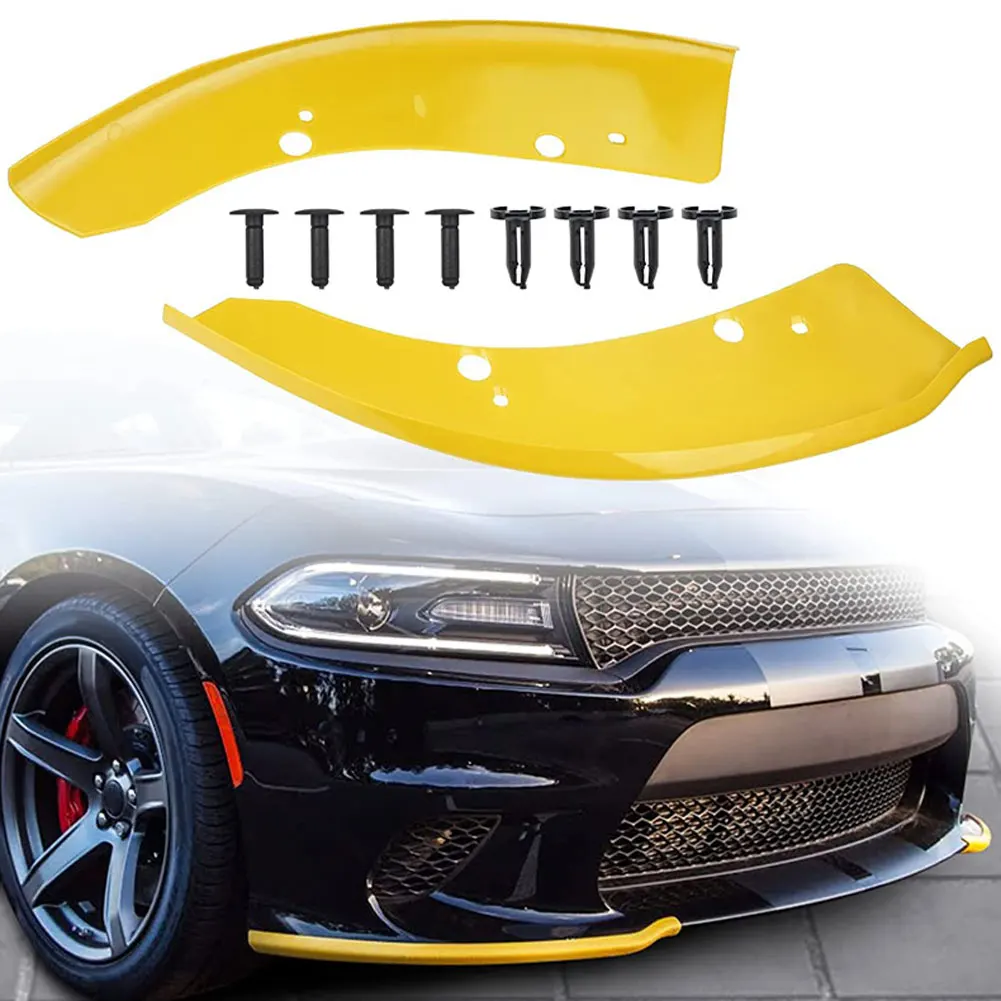 Front Bumper Lip Splitter Protector Cover Replacement Parts Compatible For 2015-2022 2023 Charger Scat Pack Models Acesssories