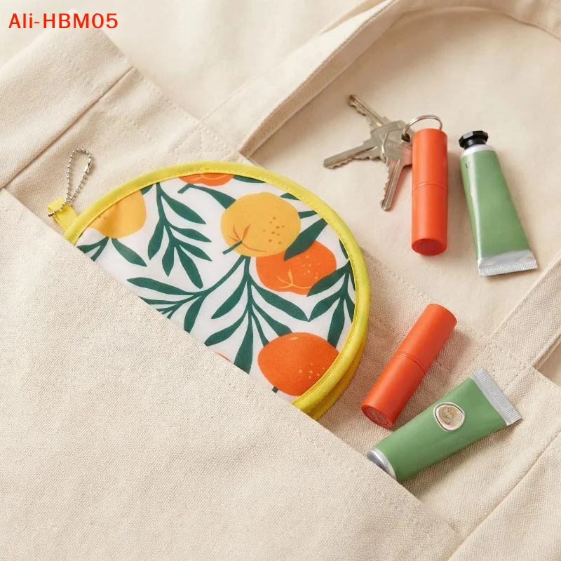 (HB05)Foldable Round Hand Fan With Cute Colorful Prints And Portable Hanging Chain Perfect For Summer Outdoor Trips Daily Use