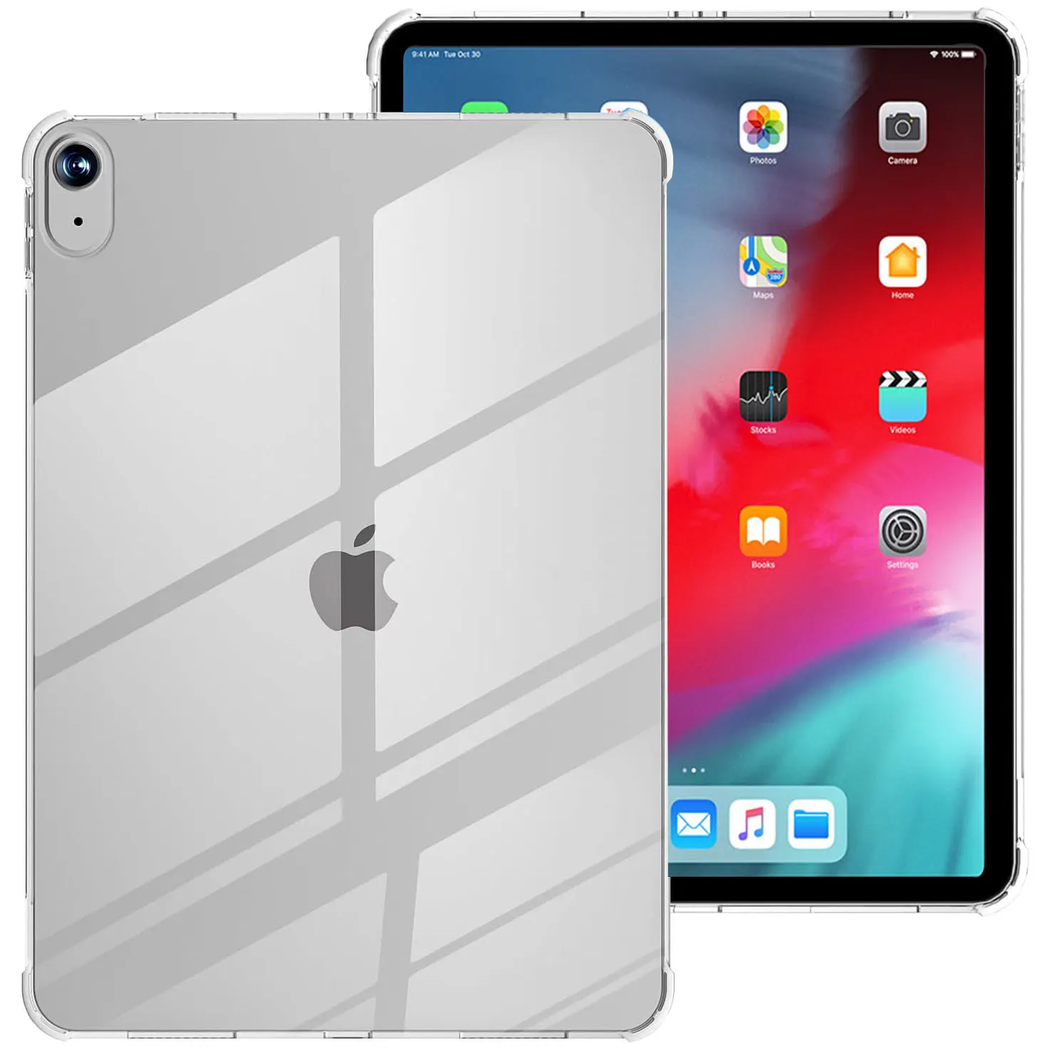 

Чехол для планшета Apple iPad Pro 12,9 дюйма 2018, 3rd A2014 A1895 A1876 A1983, прозрачный силиконовый чехол из ТПУ с подушкой безопасности, защитный чехол от падения