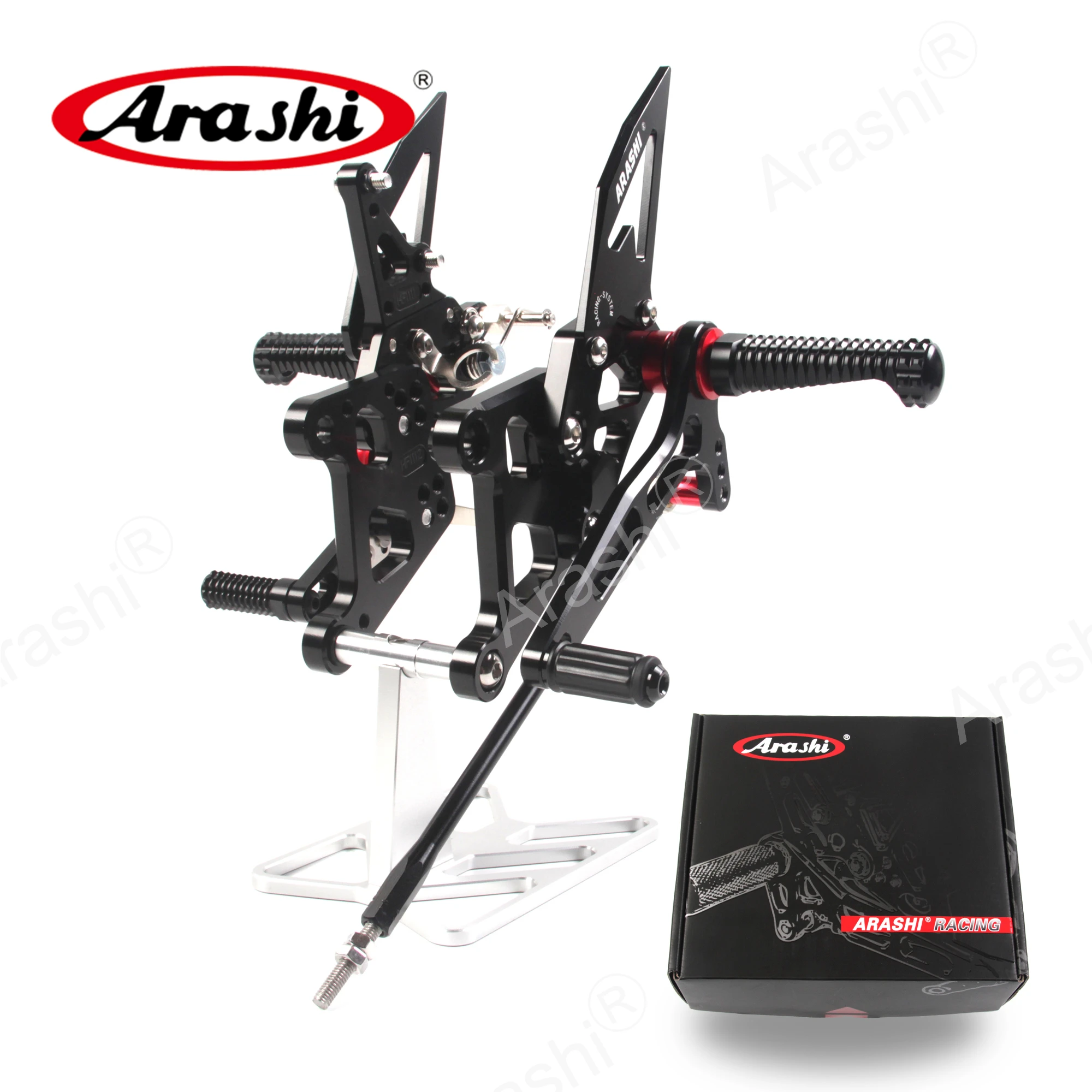 Arashi CNC Rider Rearset For HONDA CB300F / ABS 2015-2023 Adjustable Footrest Foot Pegs CB 300 F 2016 2017 2018 2019 Motorcycle