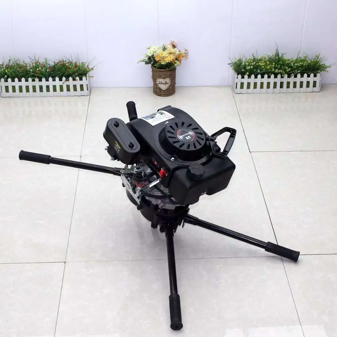 173CC High-power Ground Drill Digging and Planting Earth Auger Four-stroke Gasoline Tree Planting Drilling Machine