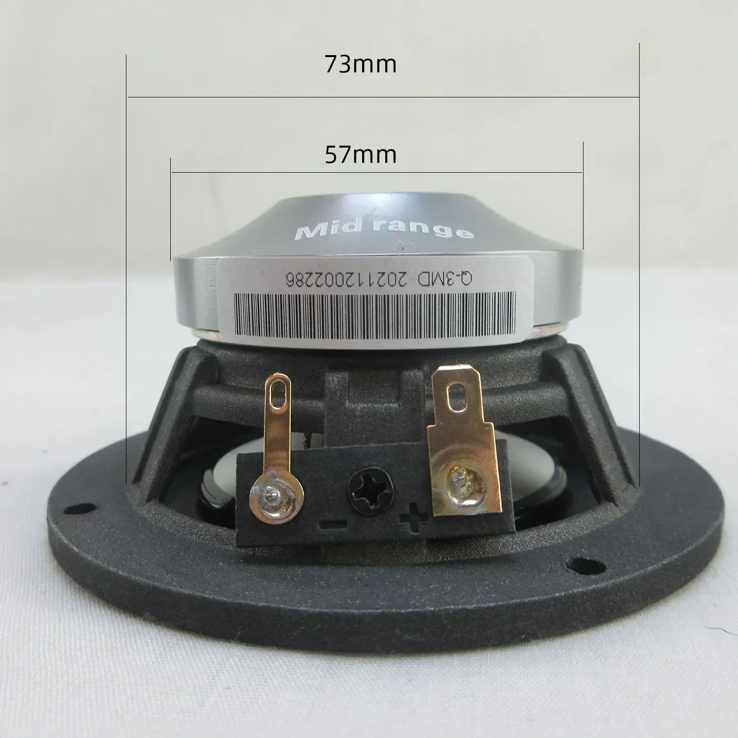 3.5-inch Pure Midrange Universal Upgrade Midrange Performance Speaker for Automobile Lossless Modification of Audio Accessories
