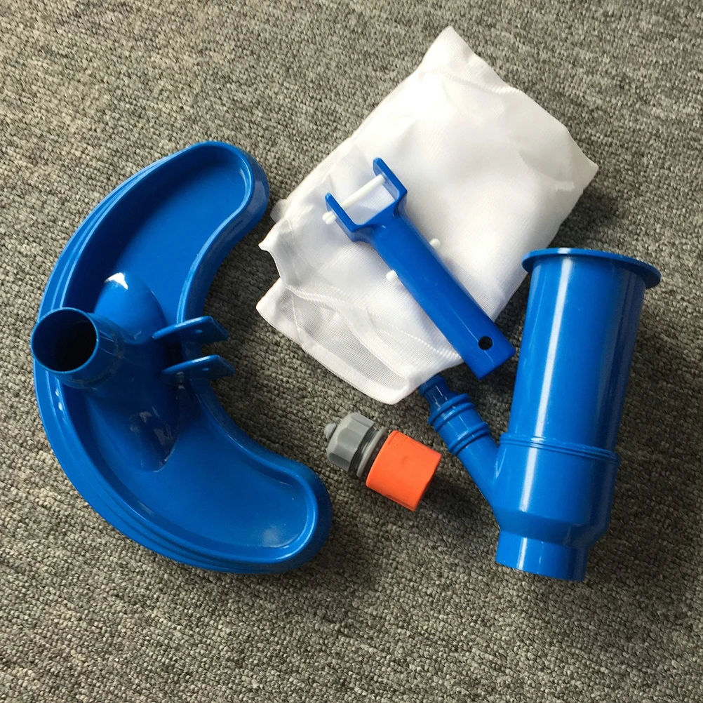 

Swimming Pool Vacuum Cleaner Brush Durable Tub Cleaning Tool For Fish Pond Spa Hot Tub Quick Hose Connector Garden