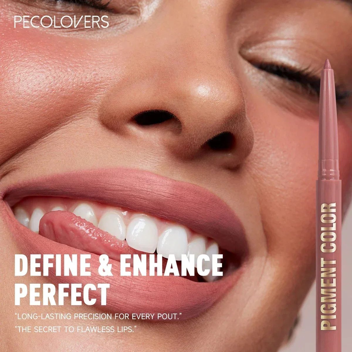 Penna per labbra da 1 pezzo, lucidalabbra a lunga durata, impermeabile, facile da colorare, resa cromatica che non sbiadisce, vari colori da selezionare