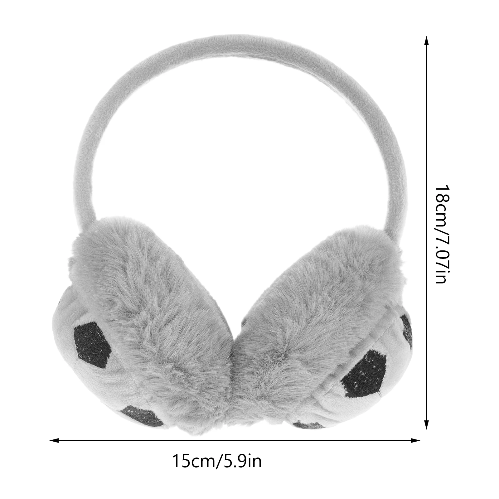 غطاء أذن دافئ لتغطية الأذن الناعمة، إكسسوار شتوي رائع مقاوم للبرد في الهواء الطلق، التزلج والتخييم والمشي لمسافات طويلة #3