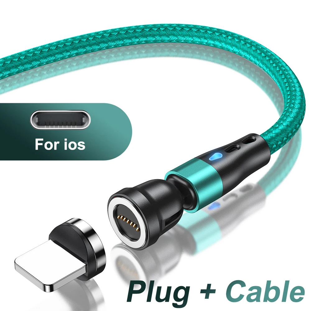 AUFU 7Pin 5A Magnetische Typ C Kabel Für Xiaomi POCO Redmi Magnet Schnelle Lade Draht Für iPhone iPad Samsung Micro USB Daten kabel