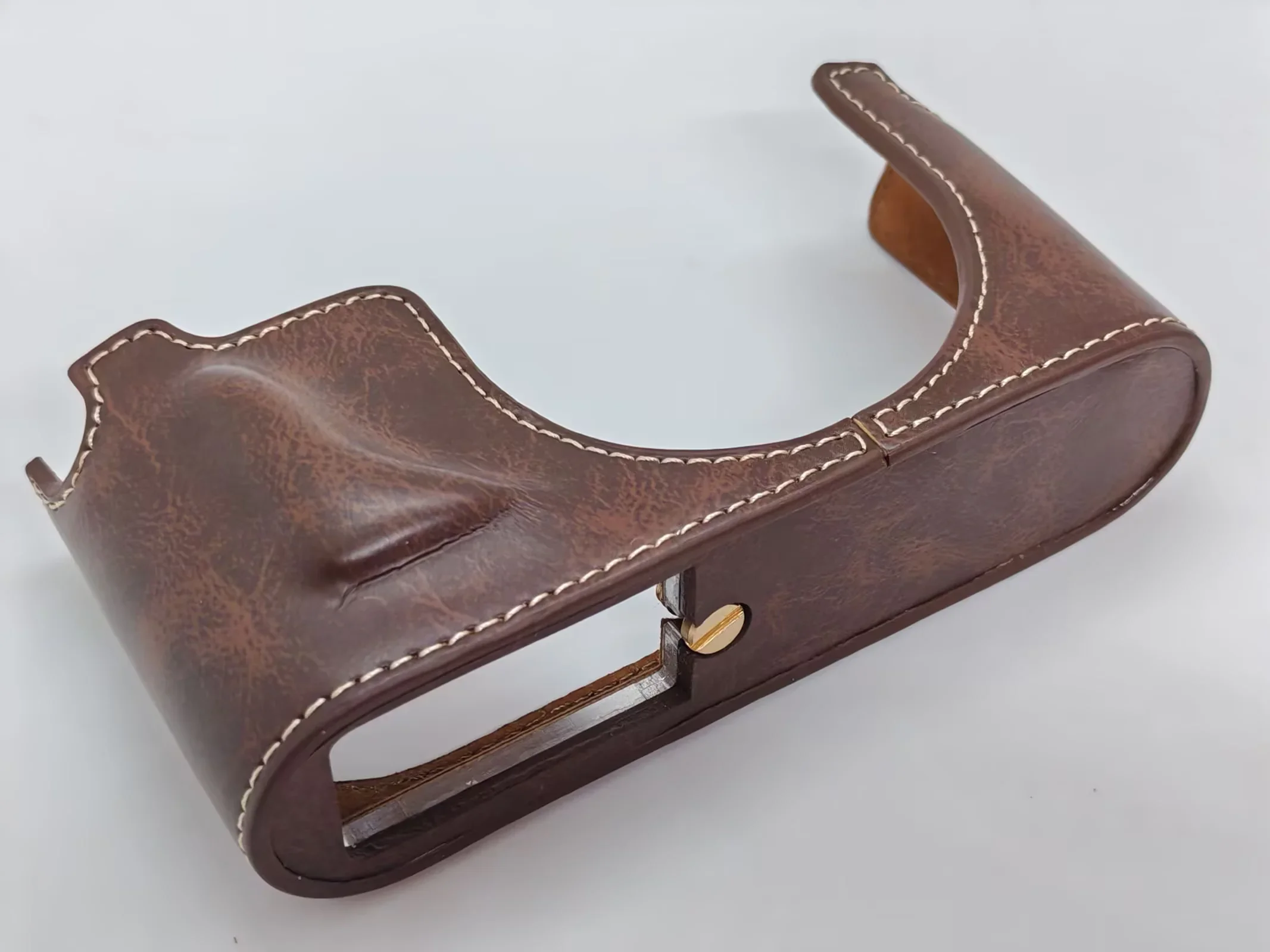Photo Camera leather Bag Body BOX Grip Case For Leica X XV XV113 Protective sleeve handle base shell battery window