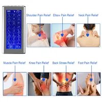 Electric EMS Muscle Stimulator TENS Unit Electronic Pulse Meridians Physiotherapy Massager