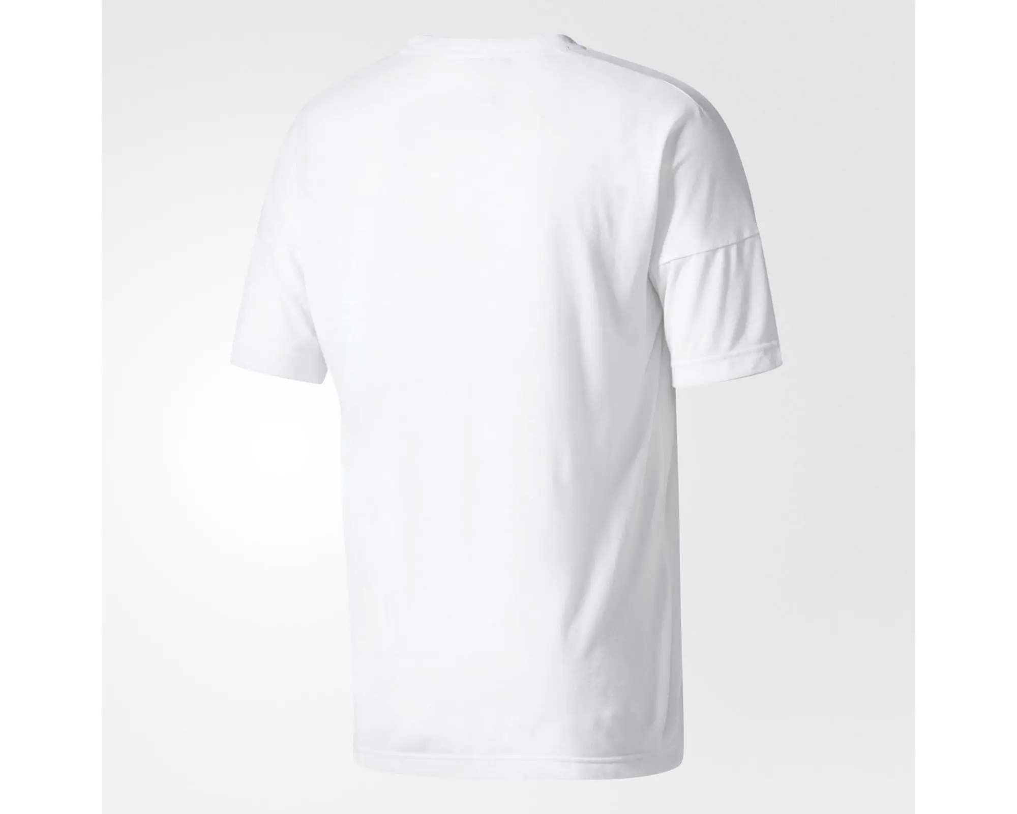 Adidas-Camiseta de uso diario para hombre, ropa deportiva de entrenamiento, Color blanco, Original