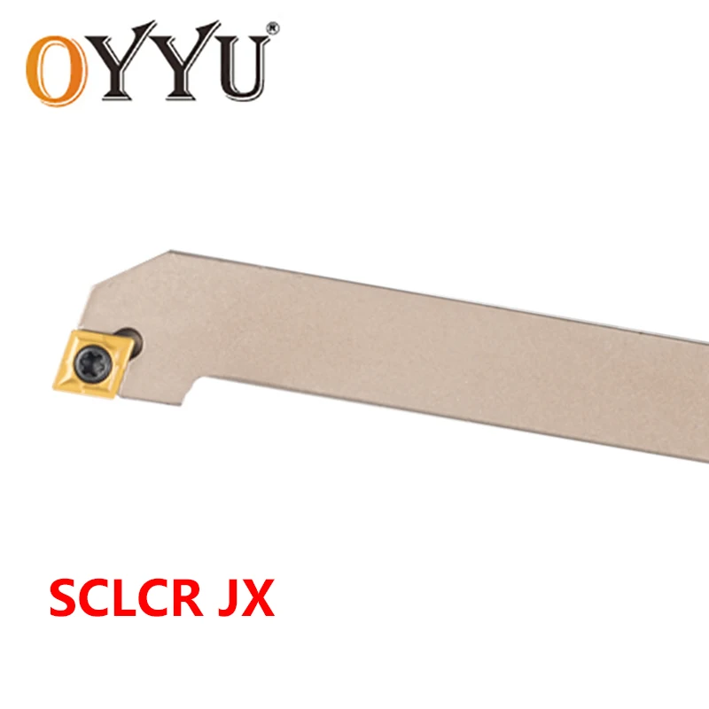 OYYU External Turning Tools SCLCR1010JX06N SCLCR1212JX06N SCLCR1212JX09N SCLCR1616JX09N White Nickel Coating SCLCR CNC Cutting