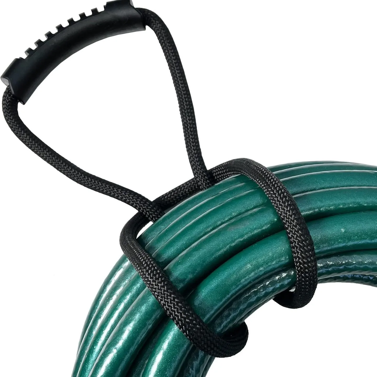 Durable Storage Strap with Hook and Loop, Carry Strap with Handle, Hanger & Organizer for Pool Hoses, Garden Hoses and Cables