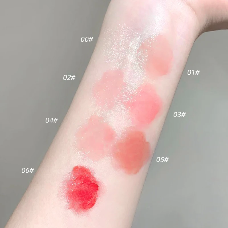 Gege Bear Gel Texture Lip And Cheek Dual-purpose Cream Blush Lipstick Dual-purpose Brightening And Moisturizing