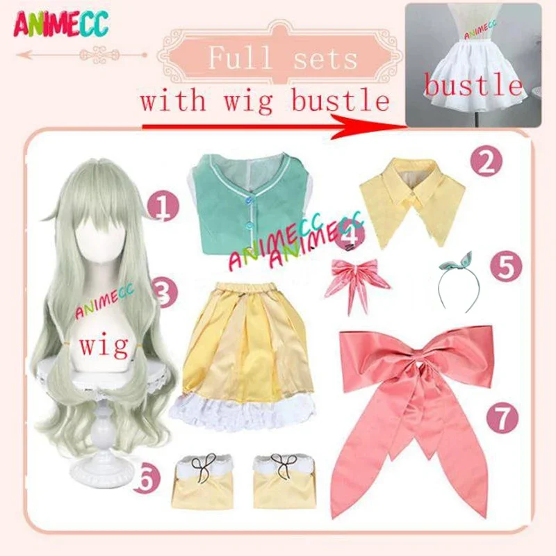 ANIMECC in Stock Project Sekai Colorful Stage Kusanagi Nene Cosplay Costume Wig Carnival Halloween Christma Party for Women XXXL image 6