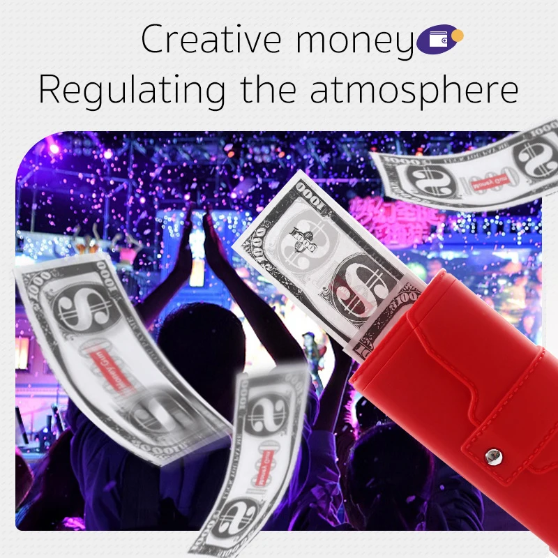 Money Spray Wallet Electric Party Cash Ejection Simulated Wallet Funny Party Toys Kids gifts Toys